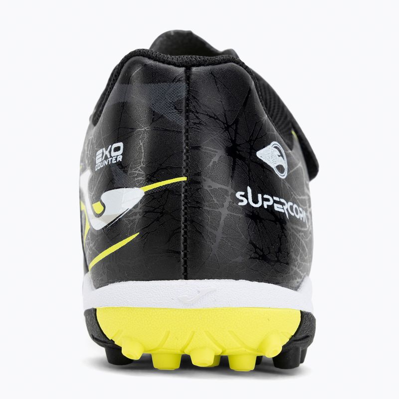 Dětské fotbalové boty Joma Super Copa Jr TF black / fluor yellow 6