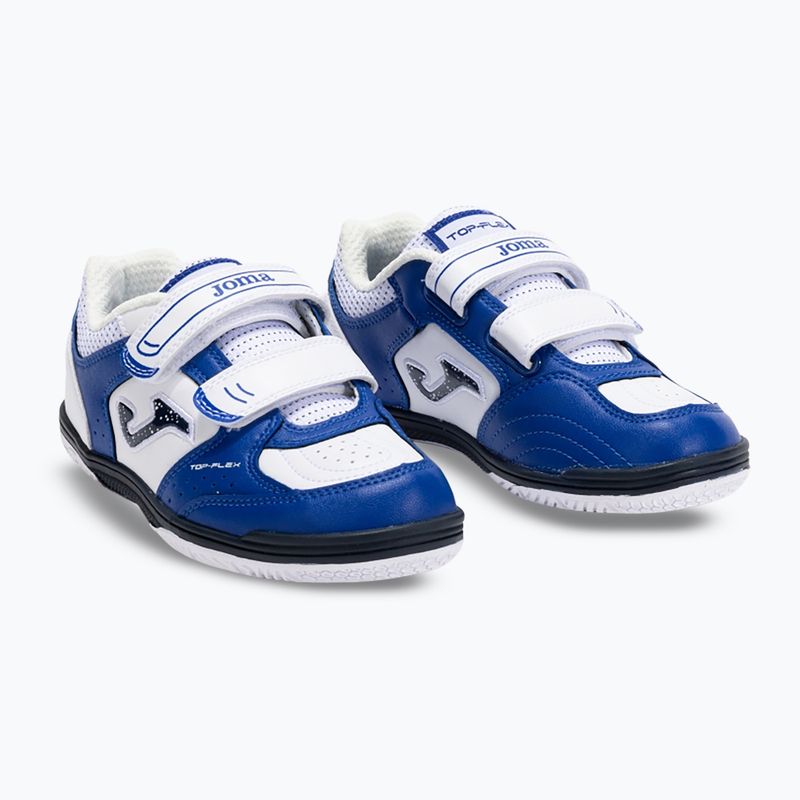 Dětské kopačky Joma Top Flex Jr IN royal blue/white 9