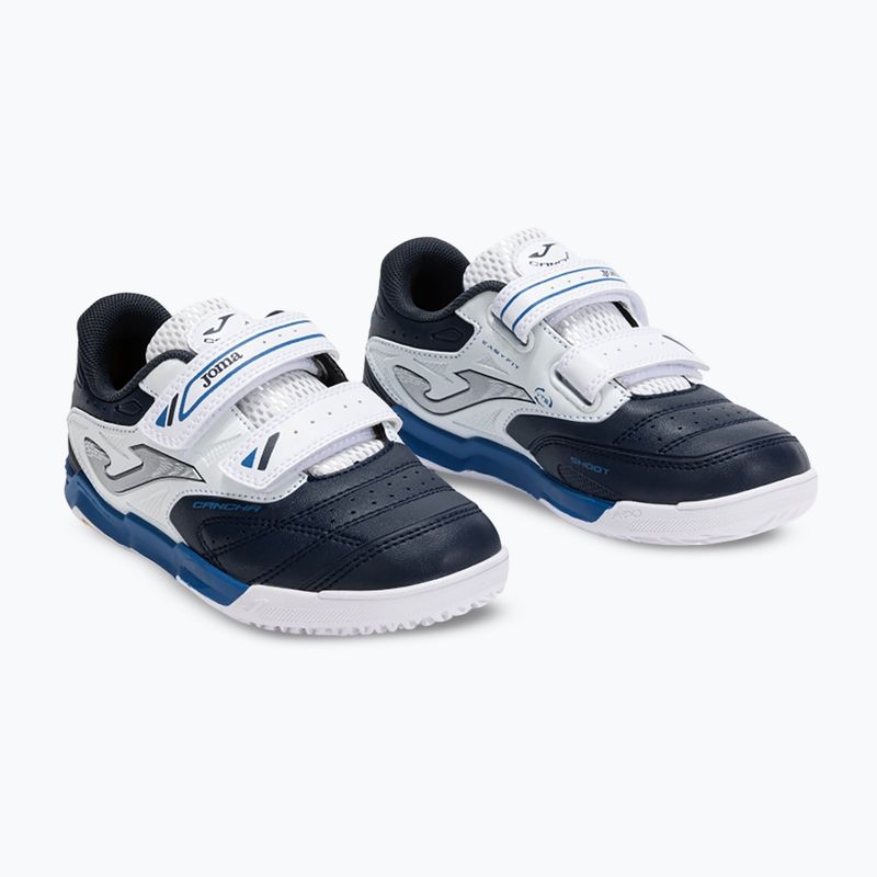 Dětské kopačky Joma Cancha Jr IN navy blue/white 2