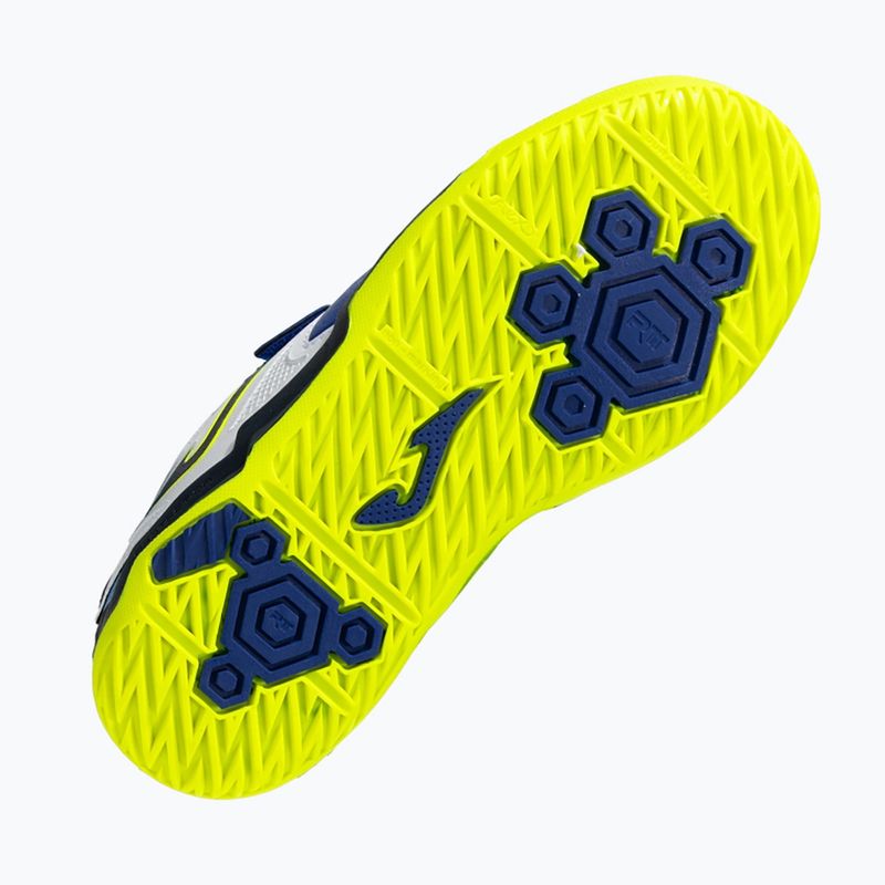 Dětské fotbalové boty Joma Cancha Jr IN královsky modré 5