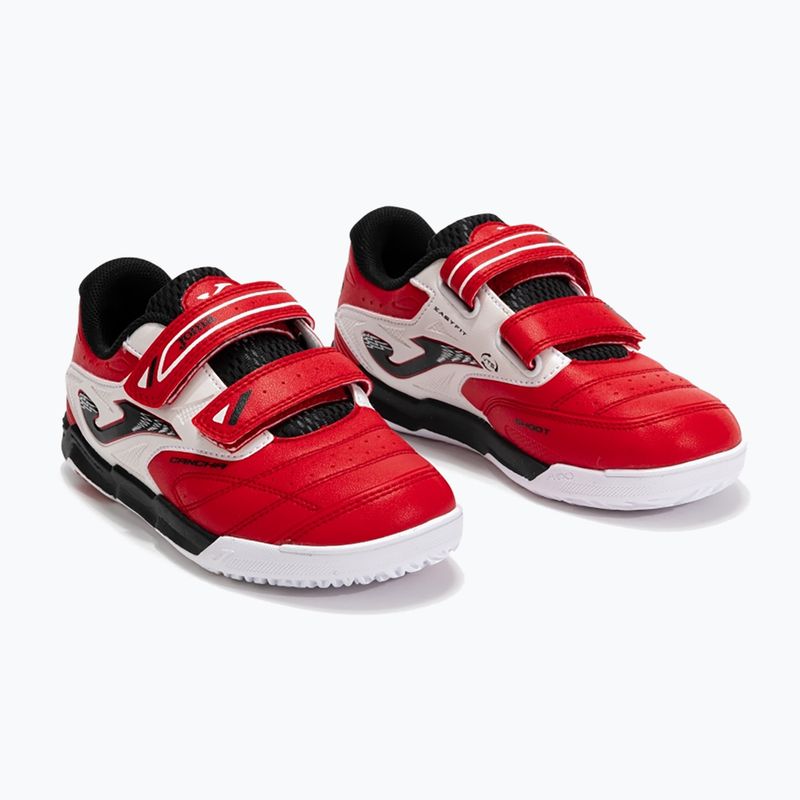 Dětské kopačky Joma Cancha Jr IN red/white 2