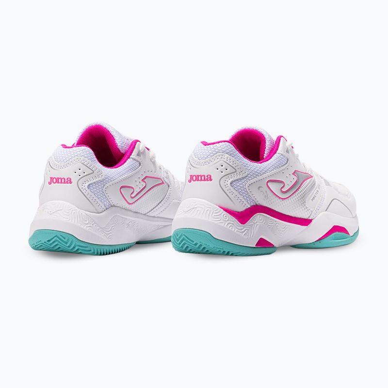 Dětské tenisové boty Joma Master JR 1000 C white/fuchsia 3
