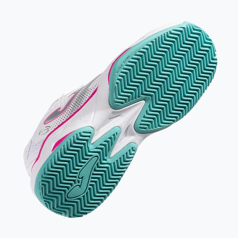 Dětské tenisové boty Joma Master JR 1000 C white/fuchsia 5