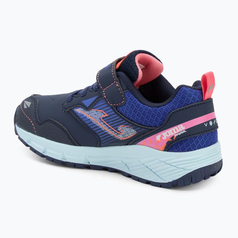 Dětské běžecké boty Joma Tundra Jr navy blue/pink 3