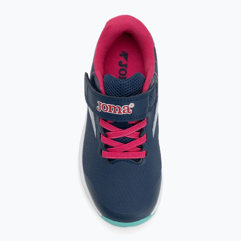 Dětské běžecké boty Joma Victory Jr navy blue / fuchsia 5