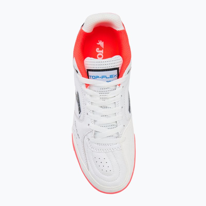 Pánské fotbalové boty Joma Top Flex Rebound TF white / fluor coral 5