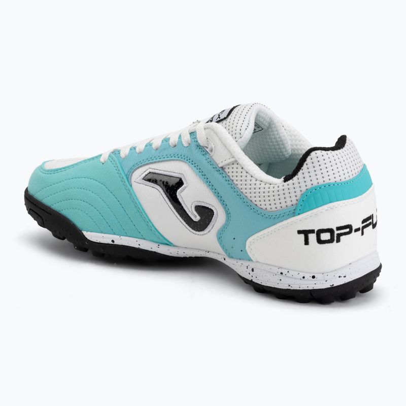 Pánské kopačky Joma Top Flex 2642 TF fluor turquoise/white 3