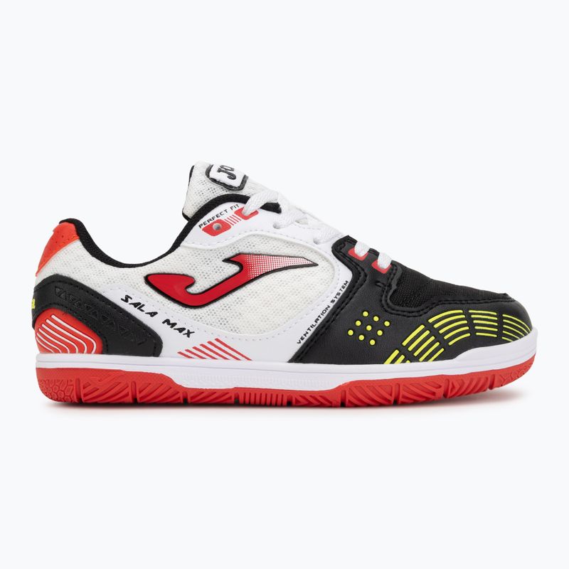 Dětské kopačky Joma Sala Max Jr IN white/black 2