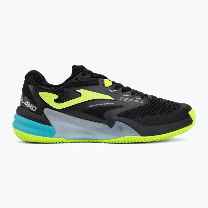 Pánské tenisové boty Joma Roland C black/fluor yellow 2