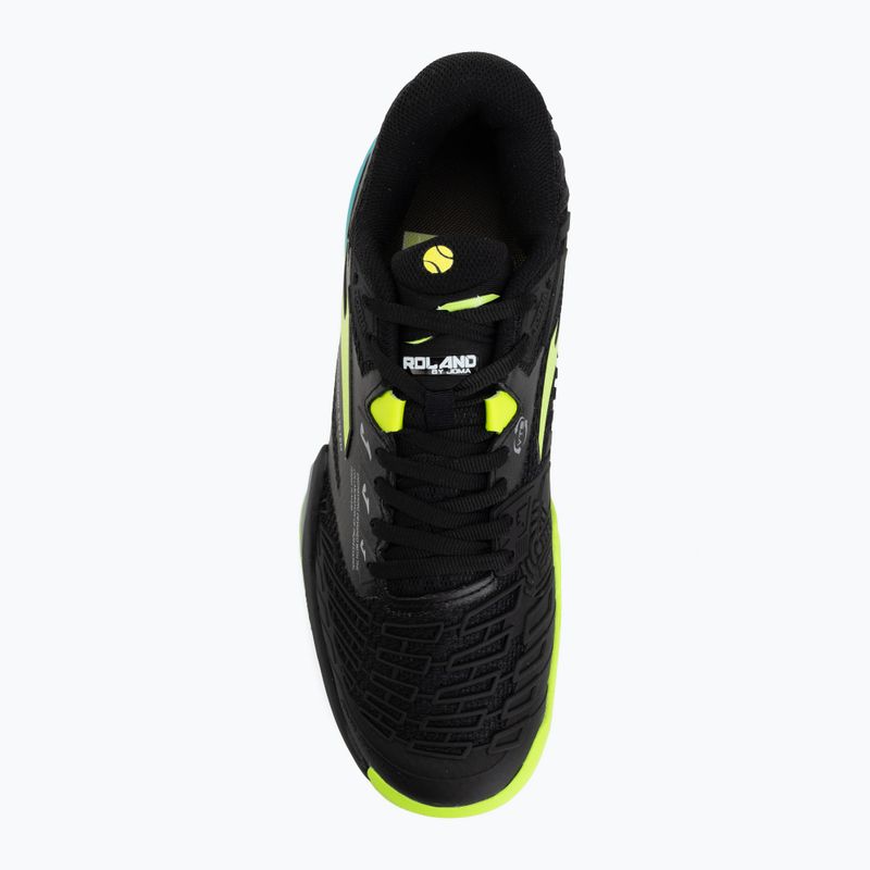Pánské tenisové boty Joma Roland C black/fluor yellow 5