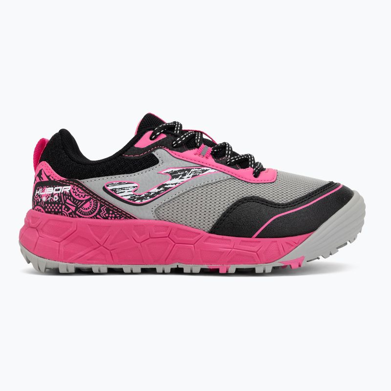 Dětské běžecké boty Joma Kubor Jr gray/fuchsia 2