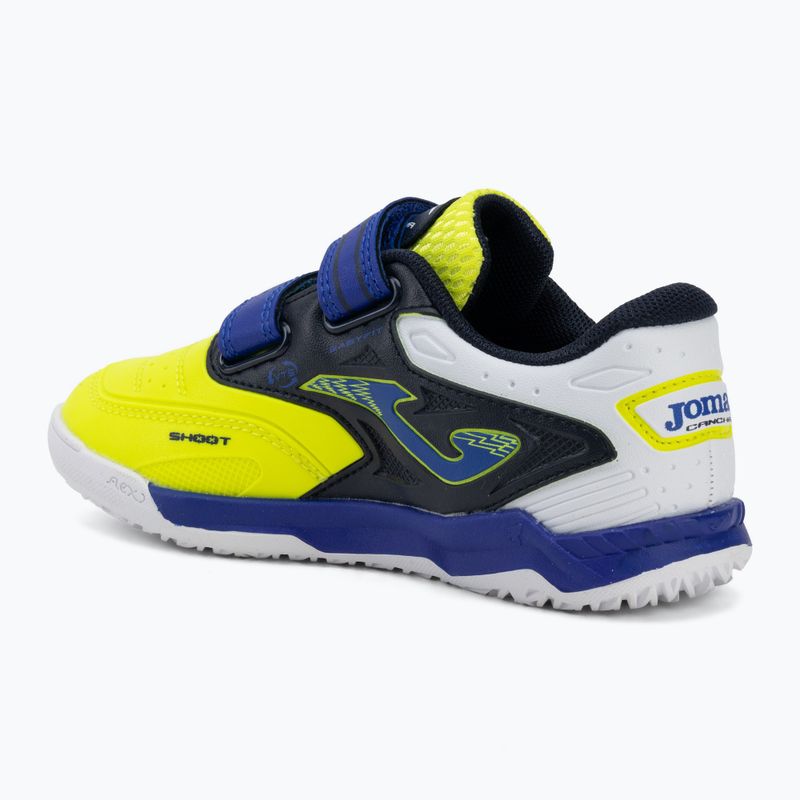 Dětské kopačky Joma Cancha Jr IN fluor yellow 3
