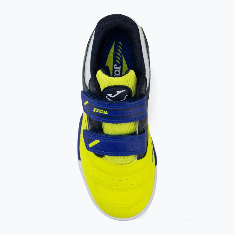 Dětské kopačky Joma Cancha Jr IN fluor yellow 5