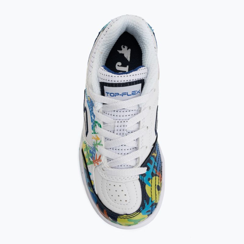 Dětské kopačky Joma Top Flex Jr IN white 5