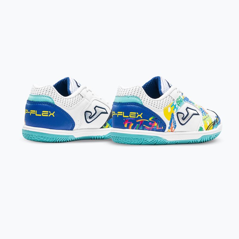 Dětské kopačáky Joma Top Flex Jr IN white 3