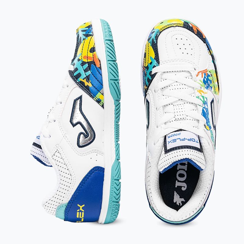 Dětské kopačáky Joma Top Flex Jr IN white 4