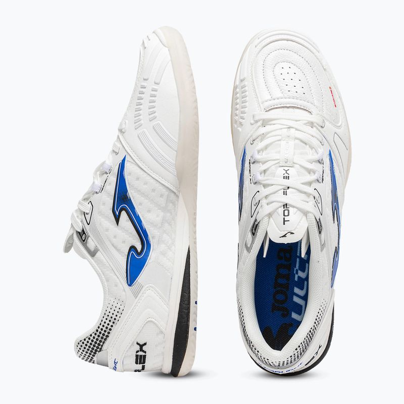 Pánské kopačky Joma Top Flex Ultralight Indoor white/royal blue 4