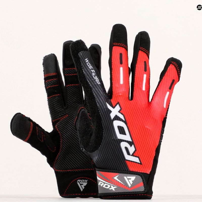 Tréninkové rukavice RDX Sublimation černo-červené WGS-F43RP 8