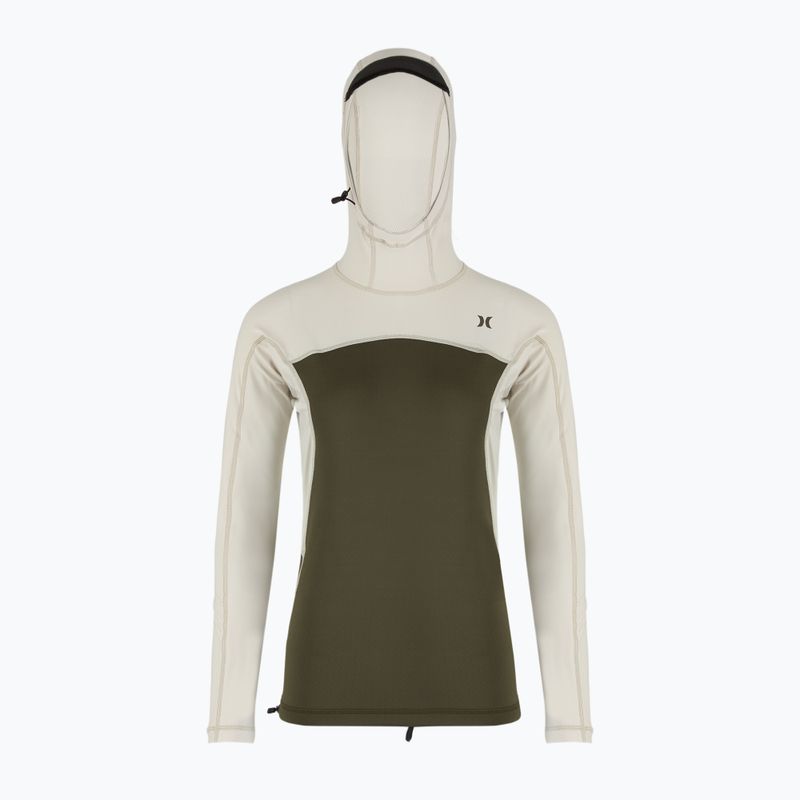 Pánské plavecké tričko longsleeve Hurley Coast Guard Hooded Surf Top cargo