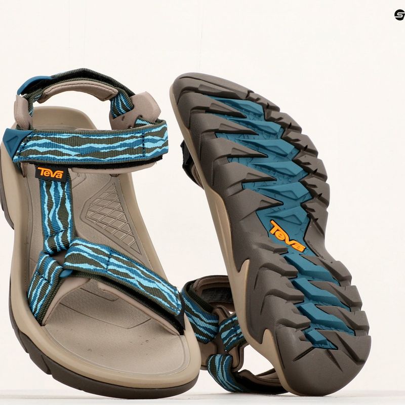 Dámské turistické sandály Teva Terra Fi 5 Universal foggy mountain blue / green 10