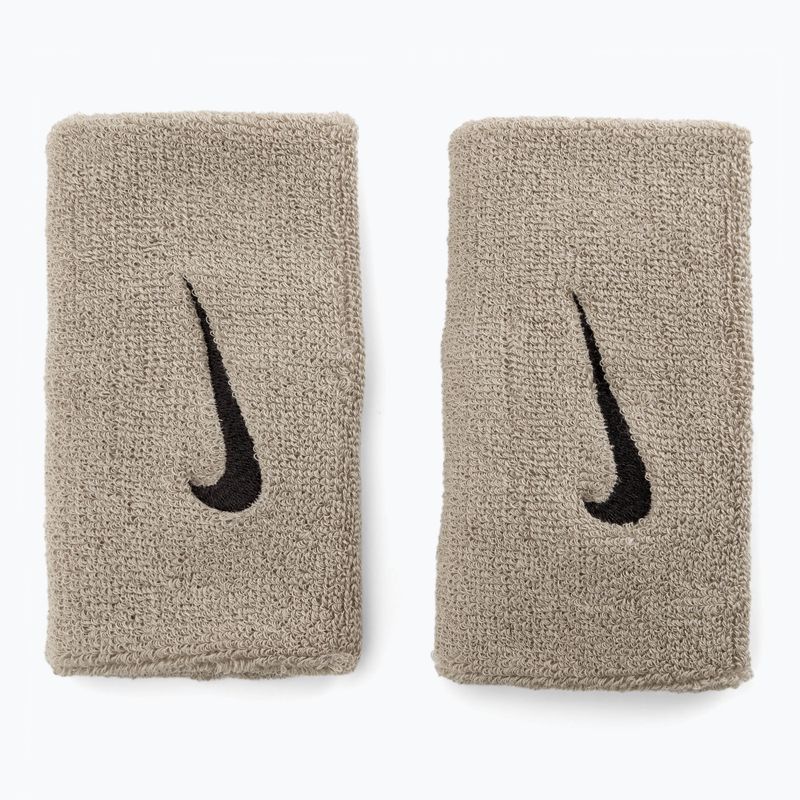 Náramky Nike Swoosh Doublewide Wristbands šedé NNN05-078 2