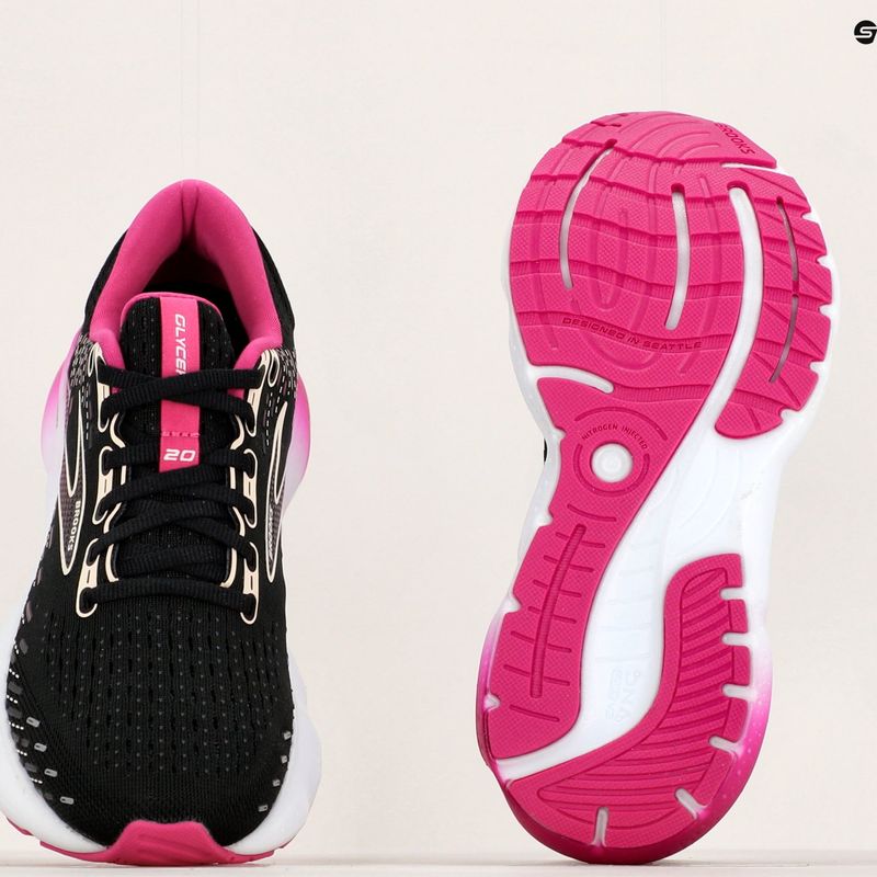 Dámská běžecká obuv Brooks Glycerin 20 black/fuchsia/linen 13