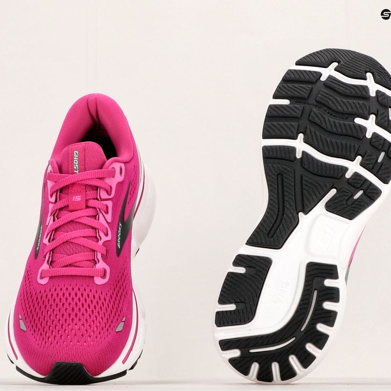 Brooks Ghost 15 dámské běžecké boty pink/festival fuchsia/black 19