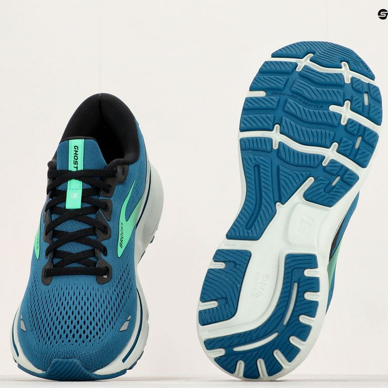 Brooks Ghost 15 pánské běžecké boty morrocan blue/black/spring bud 21