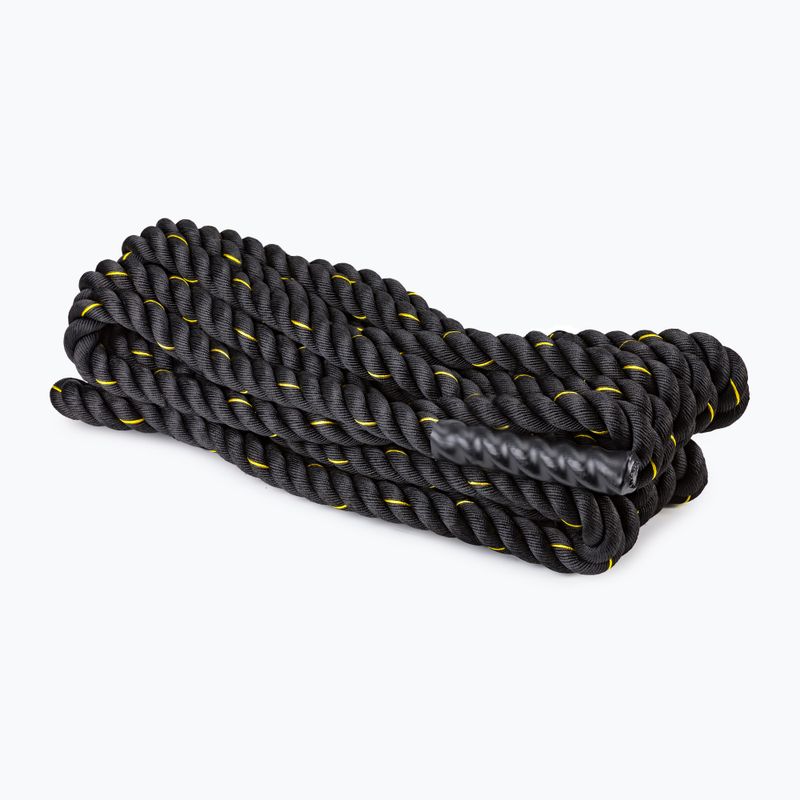 Tréninkové posilovací lano TRX 3.8 cm x 15.24 m černé EXROPE-50