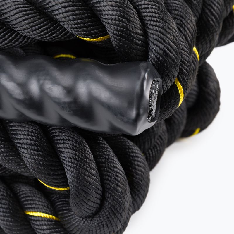Tréninkové posilovací lano TRX 3.8 cm x 15.24 m černé EXROPE-50 3