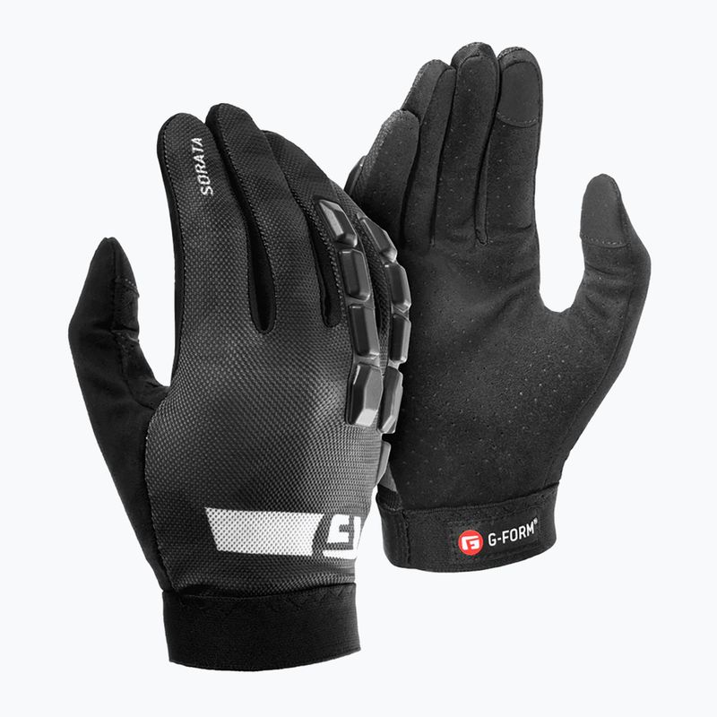 Cyklistické rukavice  G-Form Sorata 2 Trail black/white