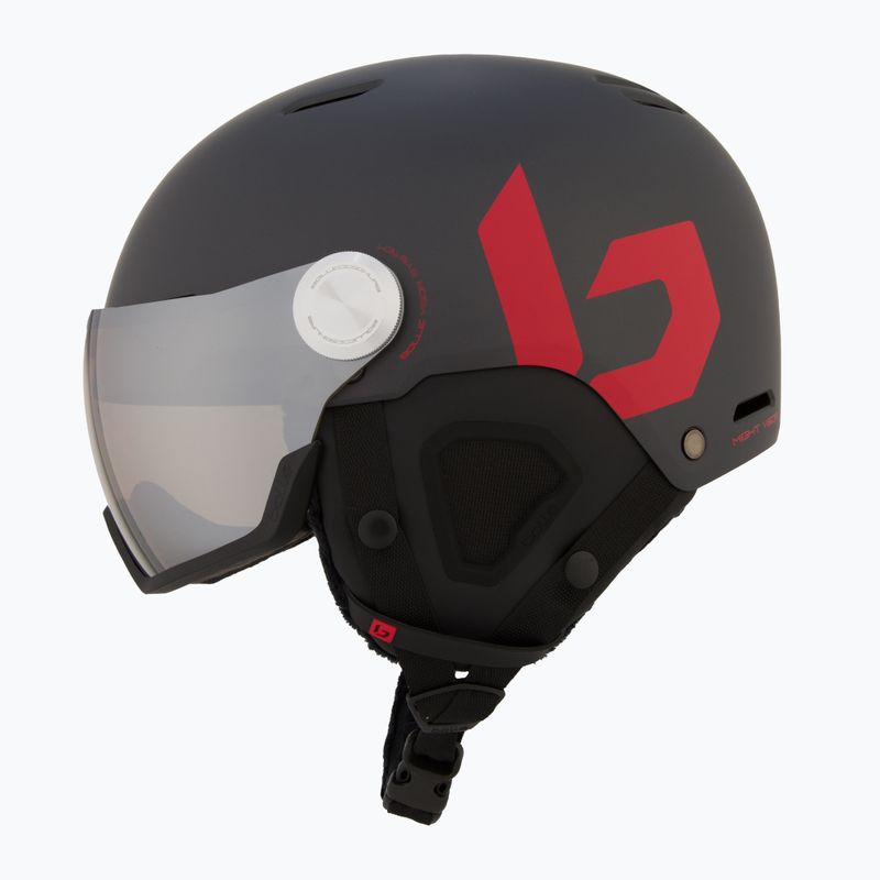 Lyžařská helma  Bollé Might Visor titanium red matte/brown gun 4
