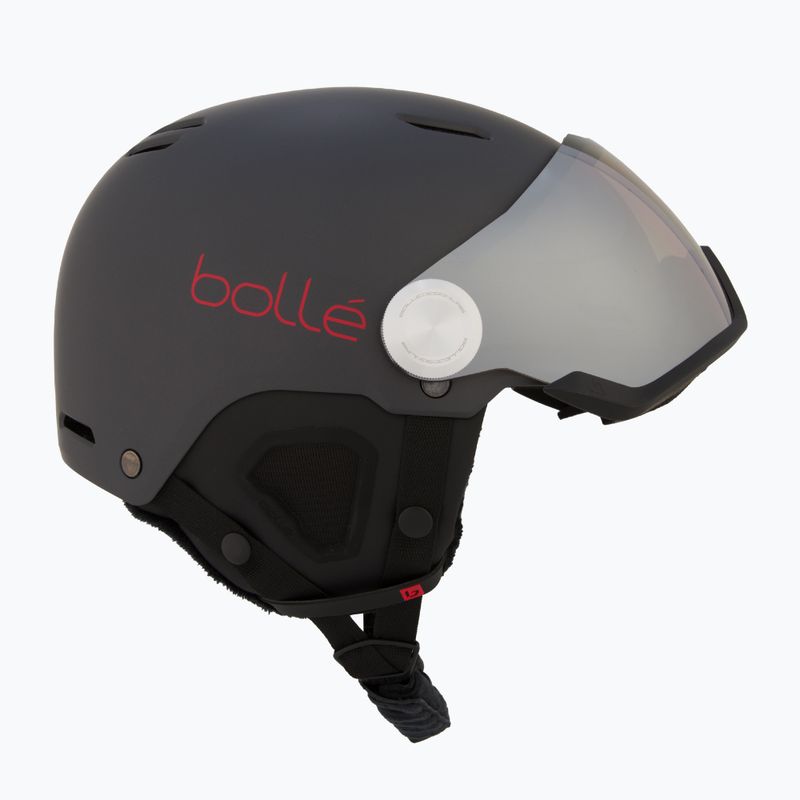 Lyžařská helma  Bollé Might Visor titanium red matte/brown gun 6