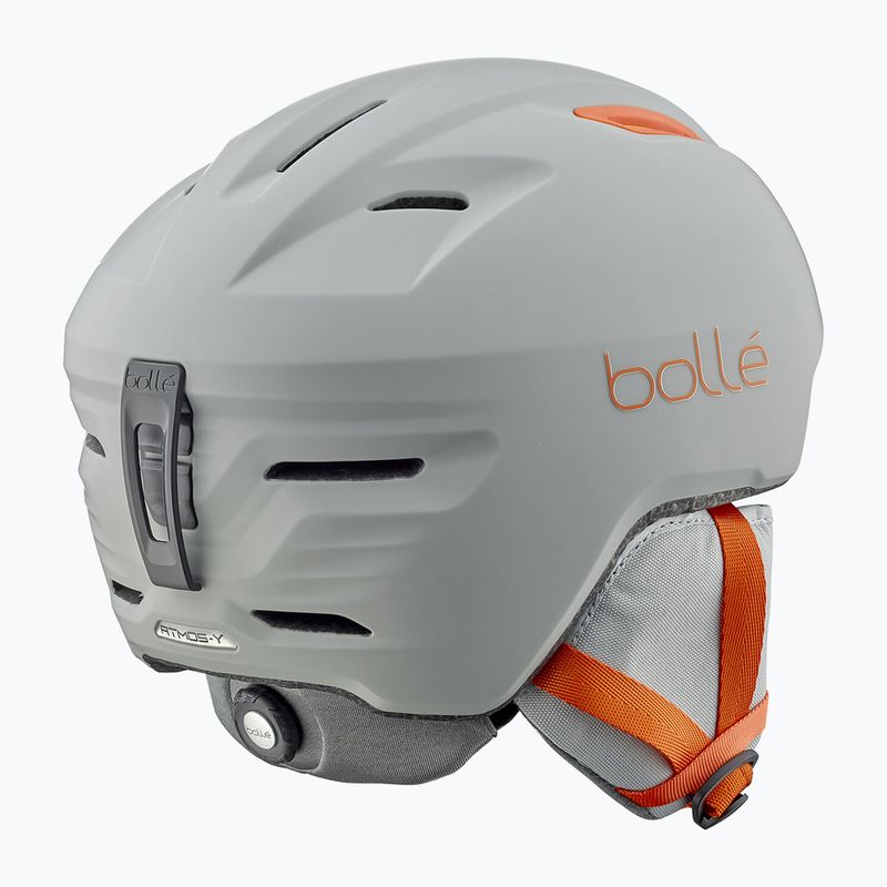 Dětská lyžařská helma Bollé Atmos Youth grey/orange matte 3