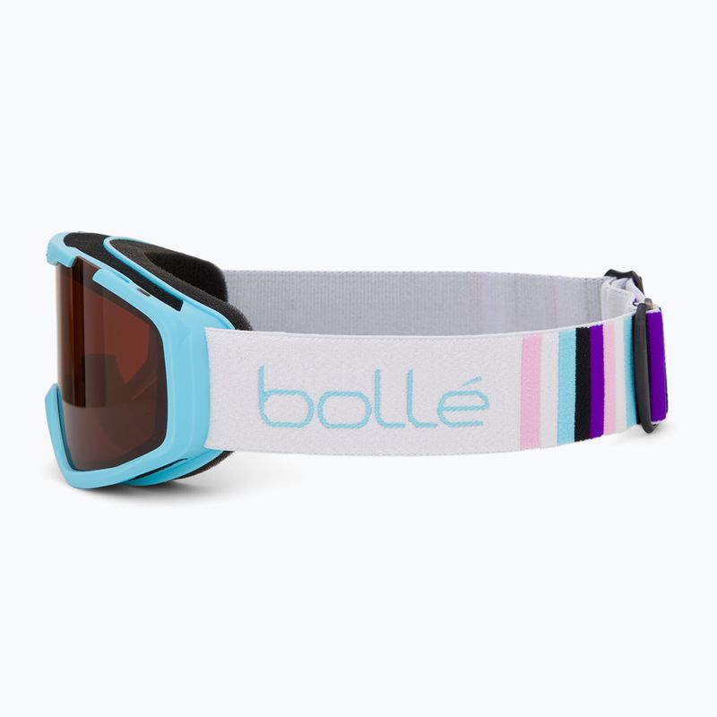 Dětské lyžařské brýle Bollé Rocket blue& white matte/ rosy bronze 4