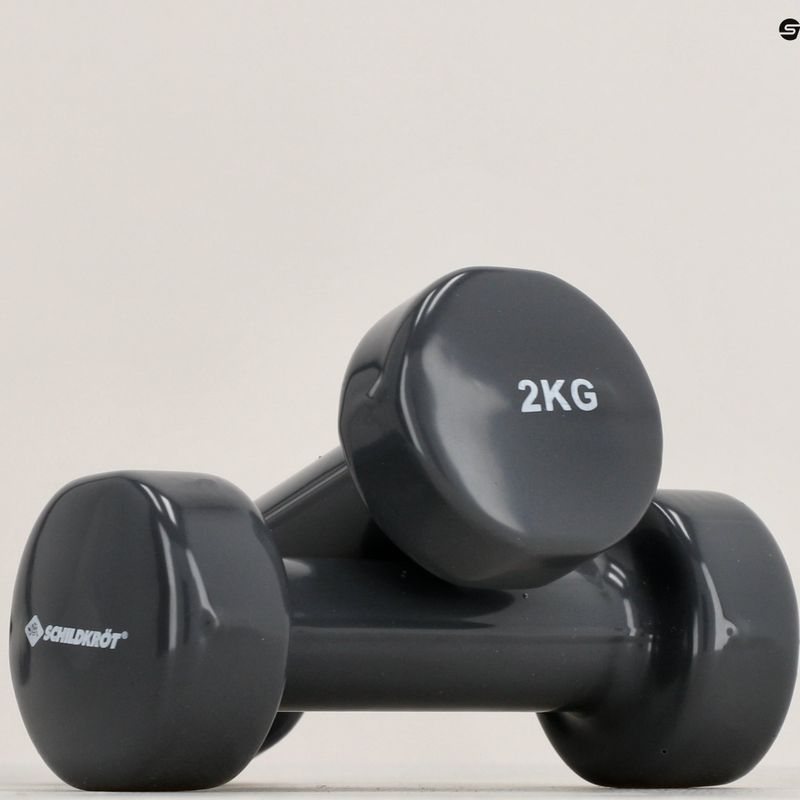 Vinylové činky Schildkröt set Vinyl Dumbbells šedé 960006 6