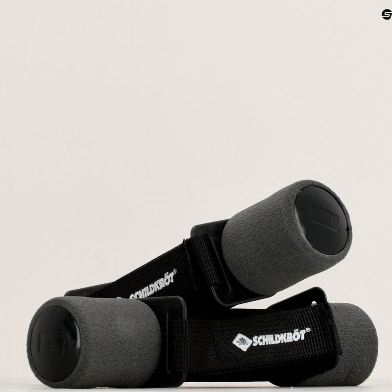 Sada činek Schildkröt Soft Dumbbells 2 x 1 kg černá/šedá 960009 6
