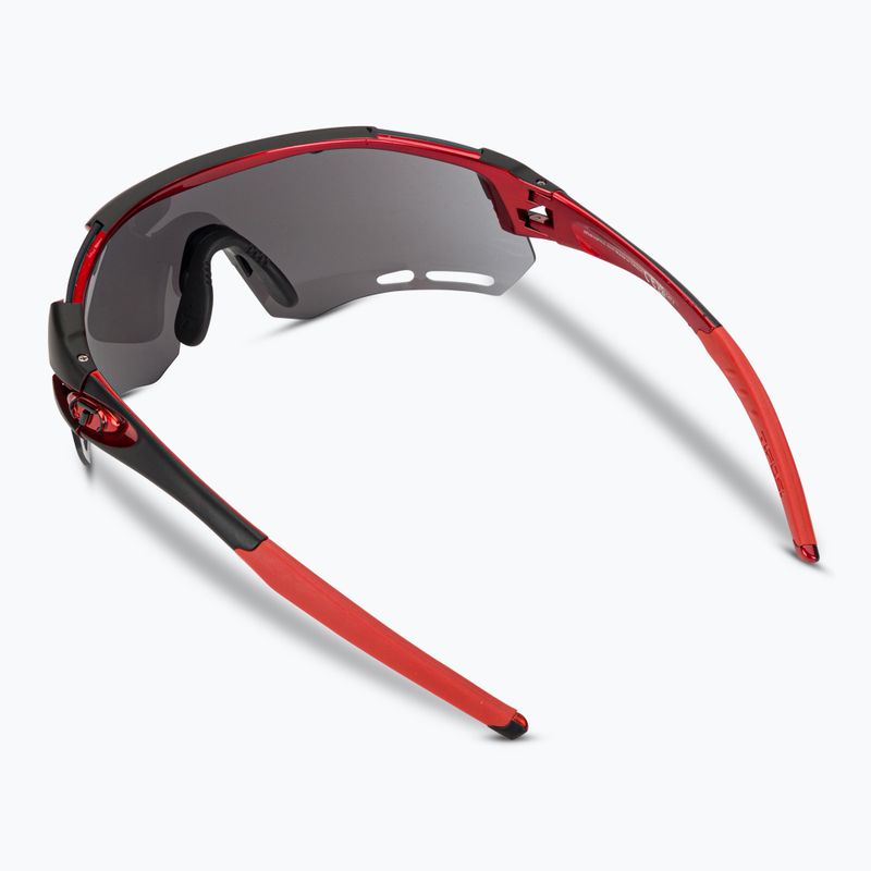 Cyklistické brýle Tifosi Alliant 3 black red/smoke/ac red/clear 3