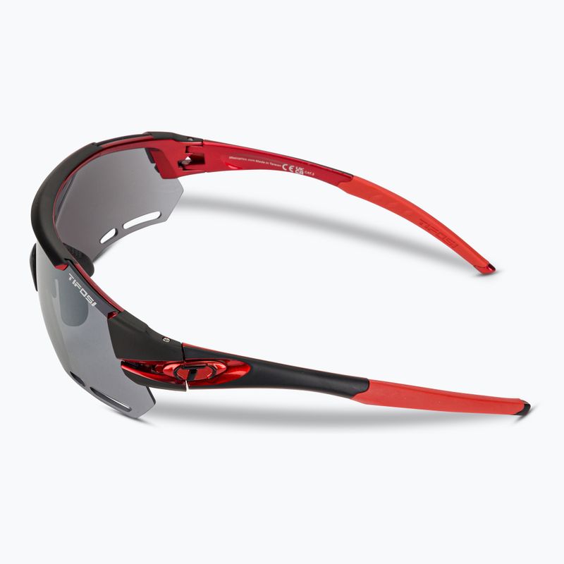 Cyklistické brýle Tifosi Alliant 3 black red/smoke/ac red/clear 5