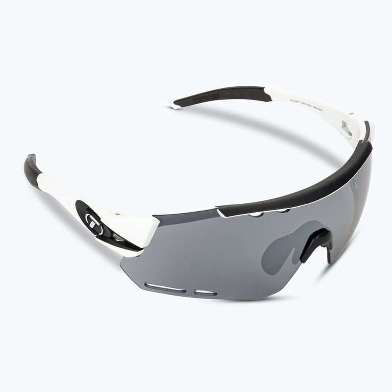 Cyklistické brýle Tifosi Alliant 3 white black/smoke/ac red/clear 2