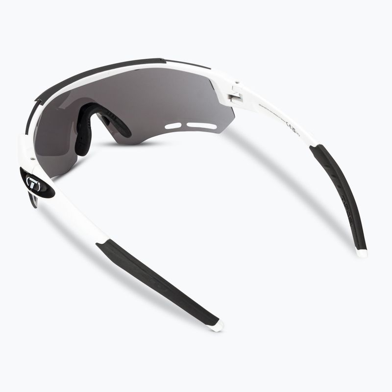 Cyklistické brýle Tifosi Alliant 3 white black/smoke/ac red/clear 3