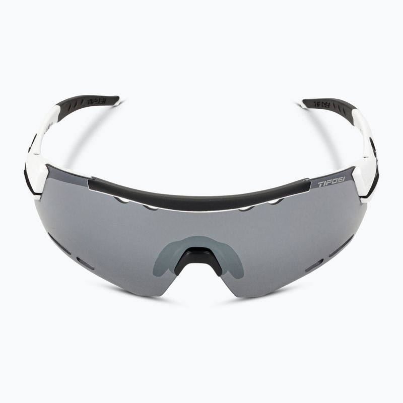 Cyklistické brýle Tifosi Alliant 3 white black/smoke/ac red/clear 4