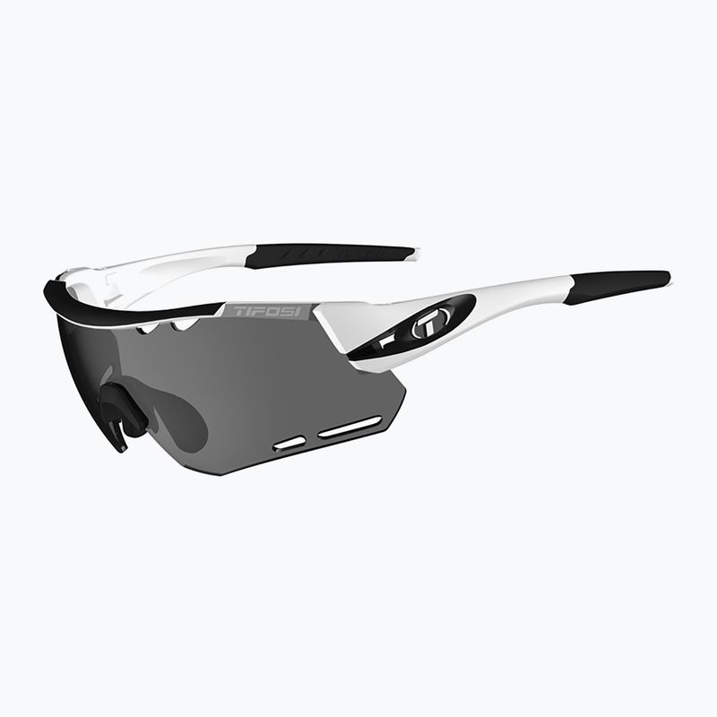 Cyklistické brýle Tifosi Alliant 3 white black/smoke/ac red/clear 6