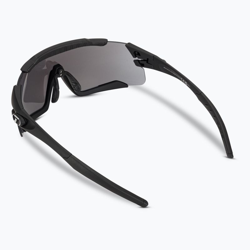 Cyklistické brýle Tifosi Aethon 3 matte black/smoke/ac red/clear 3