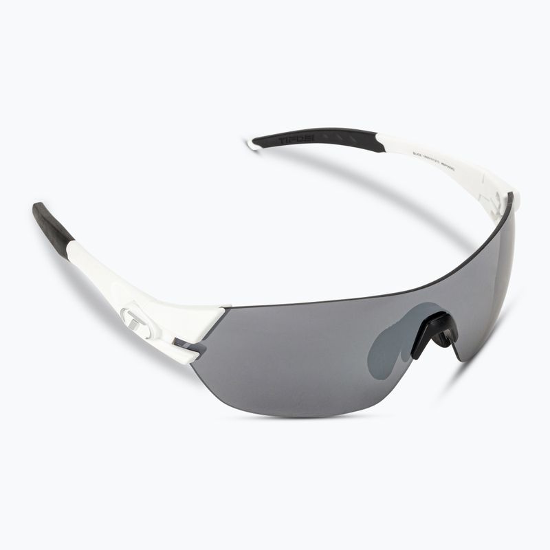 Cyklistické brýle Tifosi Slice matte white/smoke/ac red/clear 2