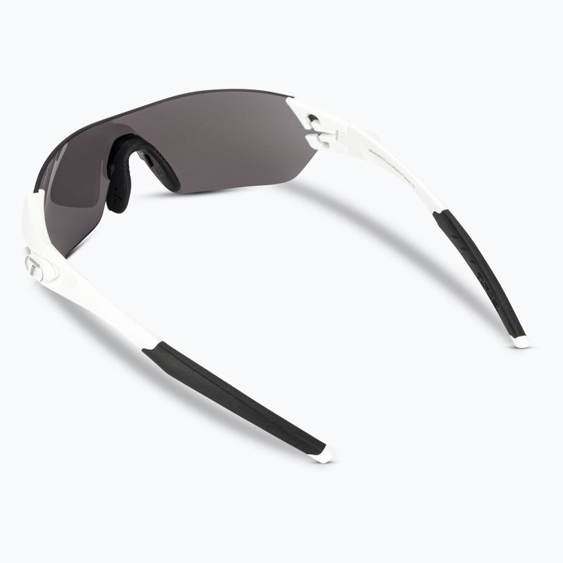Cyklistické brýle Tifosi Slice matte white/smoke/ac red/clear 3