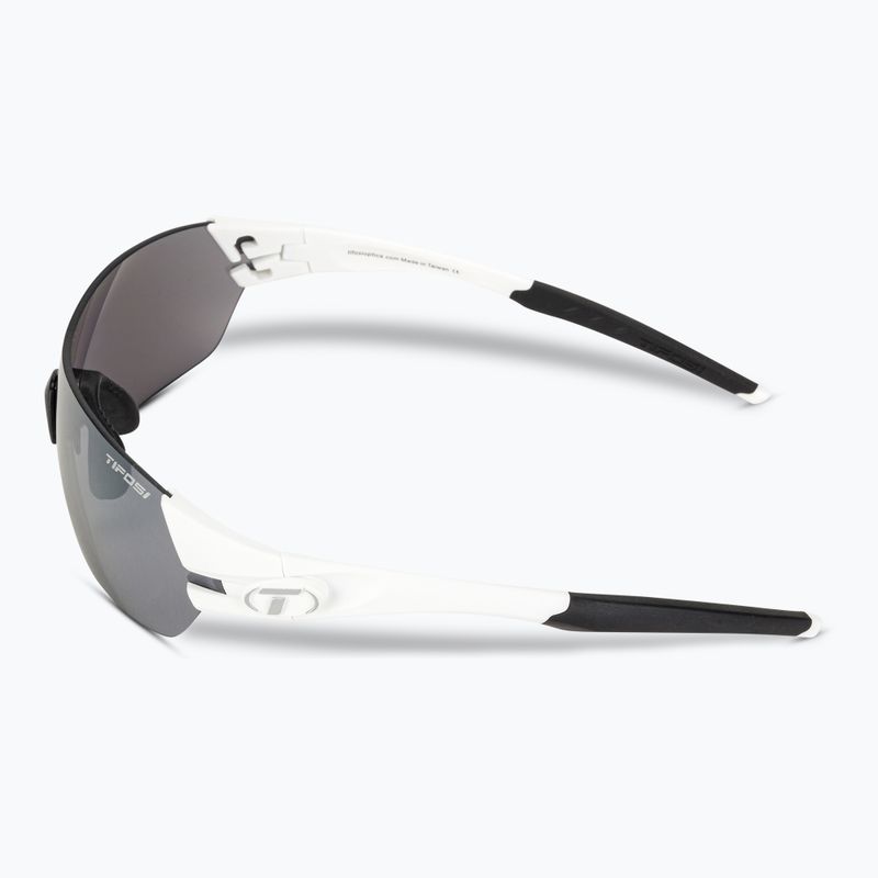 Cyklistické brýle Tifosi Slice matte white/smoke/ac red/clear 5