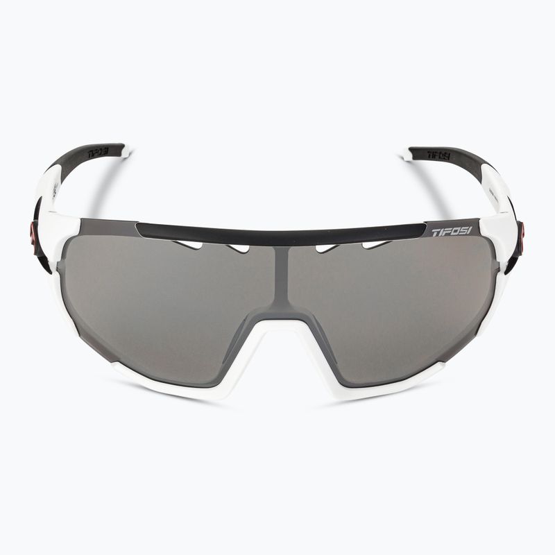 Cyklistické brýle Tifosi Sledge matte white/smoke/ac red/clear 4