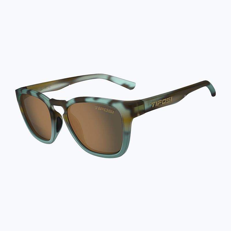 Sluneční brýle Tifosi Smirk Polarized matte blue tortoise/brown