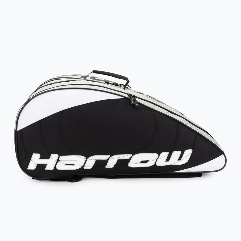 Tenisová taška Harrow Pro Racquet Bag black/silver 2